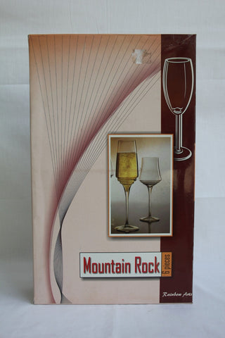 Mountain Rock Glass set