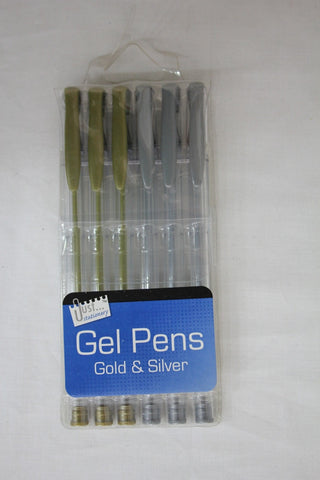 Gel Pens Gold & Silver