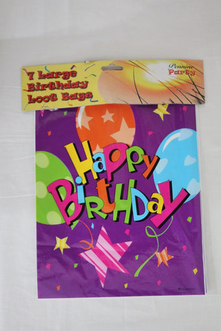 7 Larger Birthday Loot Bags